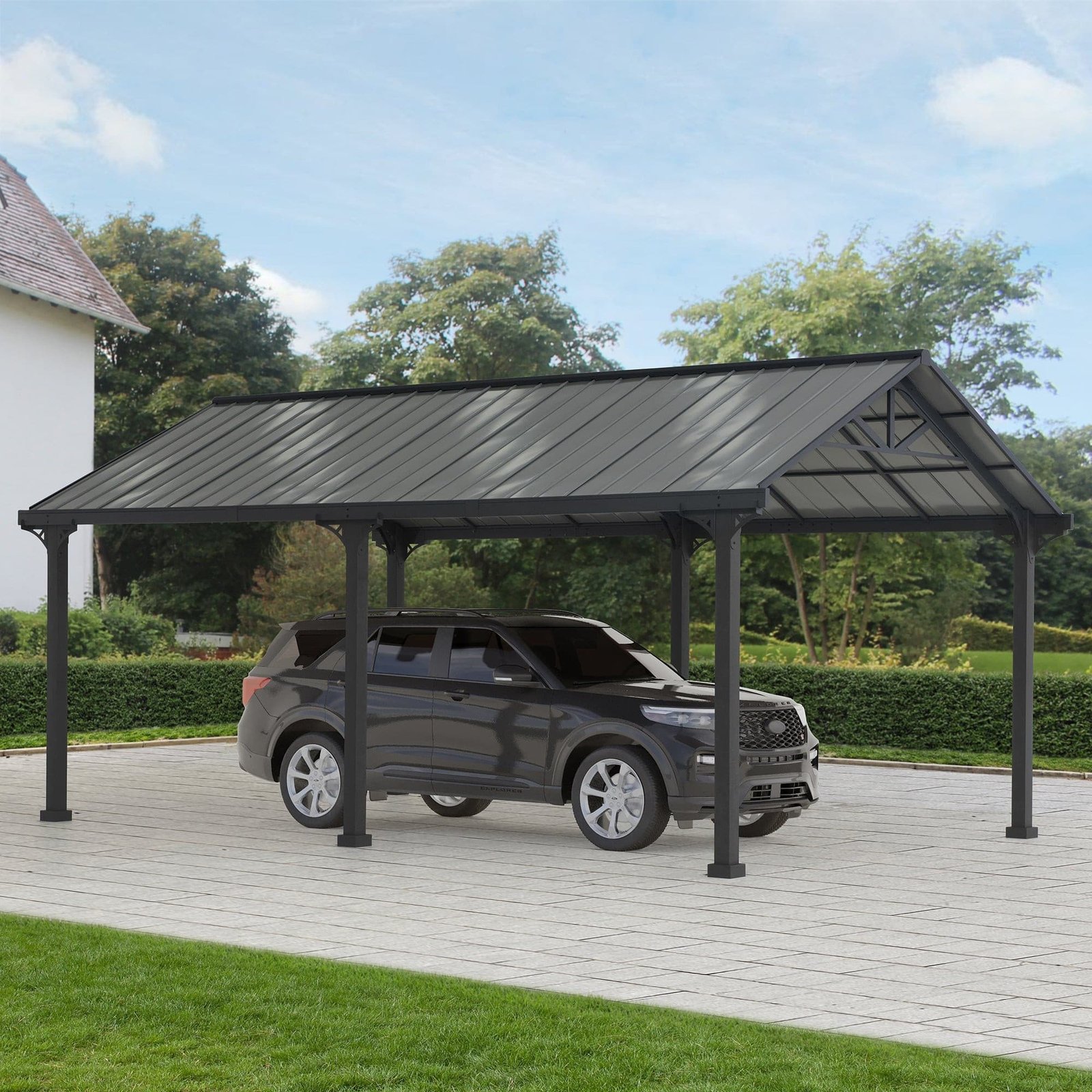 imgi_3_A110000400_12x20_Metal_Carport_Steel_Gable_Roof_Gazebo_Day